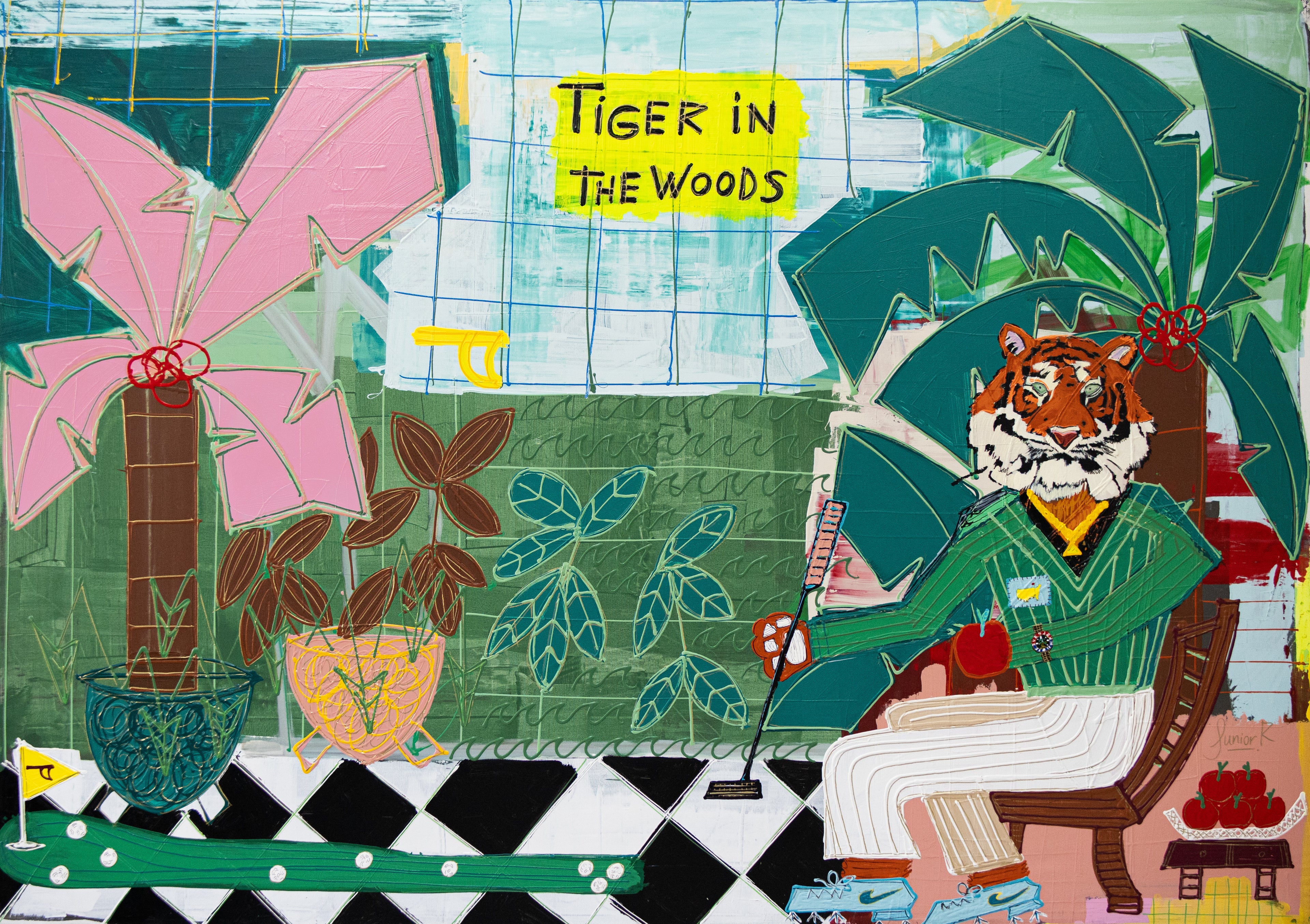 Tiger in the Woods