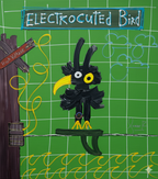 Electrocuted bird