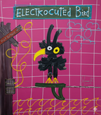 Electrocuted bird